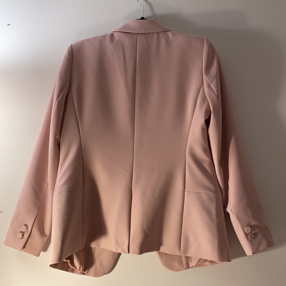 Ann Taylor Factory Pastel Pink petite blazer 6P - Picture 2 of 8